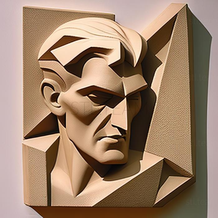 3D model Man Ray American artist (STL)